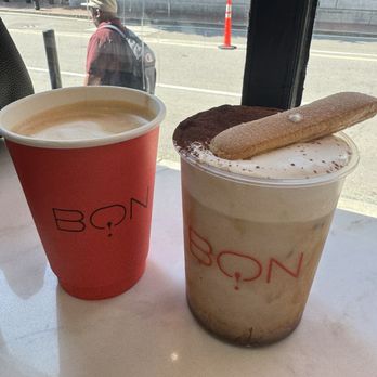 Bon - Hot latte and tiramisu latte - Coffee & Tea Near Me - Boston, Massachusetts