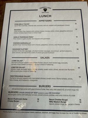 Menu photo 2 Dry Fly Cafe Port Orchard, WA