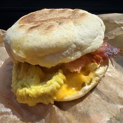 House of Coffi - Bacon, Egg, and Cheese on a English Muffin