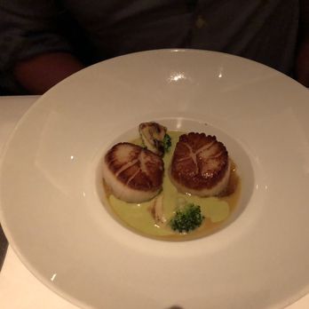 Gary Danko - Seared Scallops with Broccoli, Charred Calamari and Meyer Lemon - New American Near Me - San Francisco, California