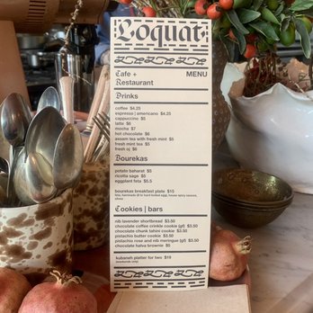 Loquat - Menu - Bakeries Near Me - San Francisco, California Loquat - Menu - Bakeries Near Me - San Francisco, California