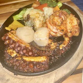 Viceroy Riviera Maya - Grilled octopus, scallops , shrimp , catch of day and veggies on the prefixe - Hotels Near Me - Playa del Carmen, ROO