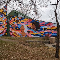 Washington Park Recreation Center - Rec center mural