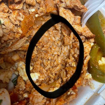 Hot Food Express - Look at this nasty food with hair in it - New American Near Me - Lafayette, Louisiana
