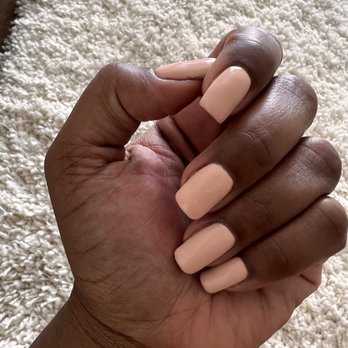Aurora Nails Bar - Gel mani with nails builder/hardener - Nail Salons Near Me - Miami, Florida