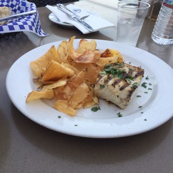 Bluewater Avalon - Sea Bass with House Chips - Seafood Near Me - Avalon, California Bluewater Avalon - Sea Bass with House Chips - Seafood Near Me - Avalon, California