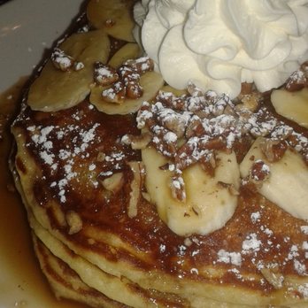 Another Broken Egg Cafe - Banana Bourbon Pancakes. Good. - Breakfast & Brunch Near Me - Burbank, California Another Broken Egg Cafe - Banana Bourbon Pancakes. Good. - Breakfast & Brunch Near Me - Burbank, California