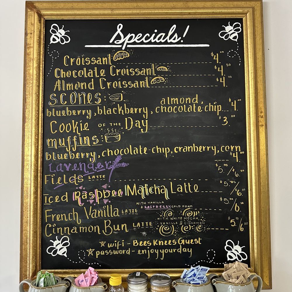 The Bees Knees Bistro - specials menu -- may 2024 - Cafes Near Me - Wallingford, Connecticut The Bees Knees Bistro - specials menu -- may 2024 - Cafes Near Me - Wallingford, Connecticut