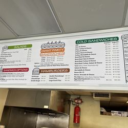 Ambro's Subs - Menu