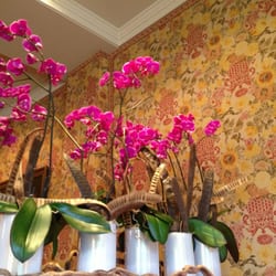 Hotel Kulm St. Moritz - Beautiful orchids in the lounge.