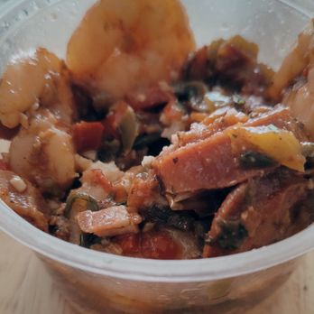 Common Stock - The shrimp and grits, once combined into one container. - New American Near Me - San Diego, California Common Stock - The shrimp and grits, once combined into one container. - New American Near Me - San Diego, California