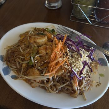 Bee House Thai Cuisine - Shrimp Pad Thai - Thai Near Me - Grover Beach, California