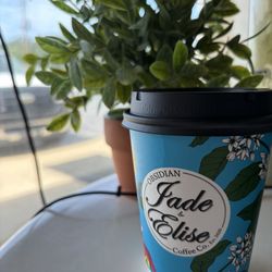 Jade & Elise Obsidian Coffee - The Velvet Berry hot