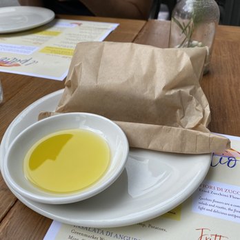 Il Pastaio di Eataly - Complimentary Bread w/Olive Oil - Italian Near Me - New York, New York