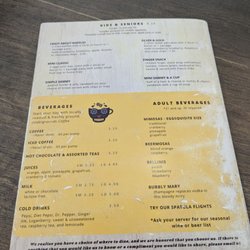 Menu page four