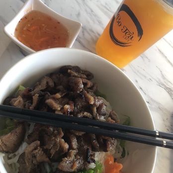 Bo Tea Cafe - Pork noodle bowl - Bubble Tea Near Me - Slidell, Louisiana