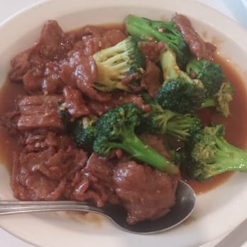 Uncle Chung - The broccoli beef. This dish was delicious and very filling! - Chinese Near Me - Pinole, California