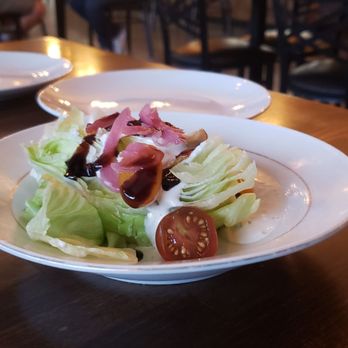 Brunk's Steakhouse - wedge salad. portion less than anticipated. packed with flavor. dressing is outstanding. - Steakhouses Near Me - Norco, California Brunk's Steakhouse - wedge salad. portion less than anticipated. packed with flavor. dressing is outstanding. - Steakhouses Near Me - Norco, California