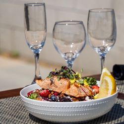 Michael's In Borrego - Spring salmon salad