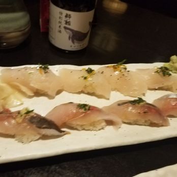 Kanda Sushi - Spanish mackeral and live scallop nigiri - Sushi Bars Near Me - Thousand Oaks, California