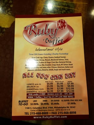 Menu photo 4 Ruby Buffet Philadelphia, PA Menu photo 4 Ruby Buffet Philadelphia, PA