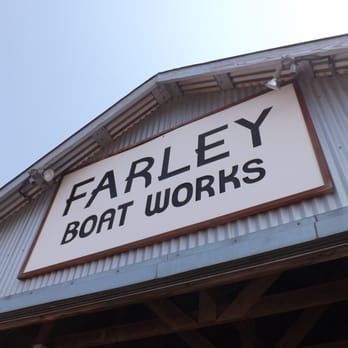 Farley Boat Works - The sign above the door. - Boating Near Me - Port Aransas, Texas Farley Boat Works - The sign above the door. - Boating Near Me - Port Aransas, Texas