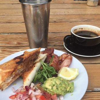 Birchina - Brunch burrito, long black coffee and a smoothie - Cafes Near Me - Bondi Beach, NSW