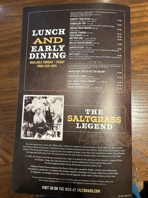 Menu photo 8 Saltgrass Steak House Fort Worth, TX Menu photo 8 Saltgrass Steak House Fort Worth, TX