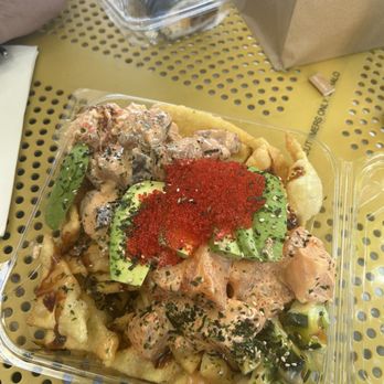 Make Fish - poke nachos with ahi tuna and spicy salmon - Seafood Markets Near Me - Sacramento, California Make Fish - poke nachos with ahi tuna and spicy salmon - Seafood Markets Near Me - Sacramento, California