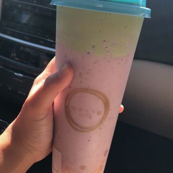 Motto Tea Cafe - Tiki berry: matcha mousse, berry smoothie, lychee - Desserts Near Me - Pasadena, California Motto Tea Cafe - Tiki berry: matcha mousse, berry smoothie, lychee - Desserts Near Me - Pasadena, California