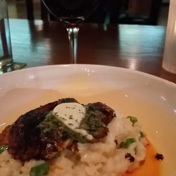 Il Vinaio - Blackened Tilapia: cilantro lime butter and creamy asparagus risotto - New American Near Me - Mesa, Arizona Il Vinaio - Blackened Tilapia: cilantro lime butter and creamy asparagus risotto - New American Near Me - Mesa, Arizona