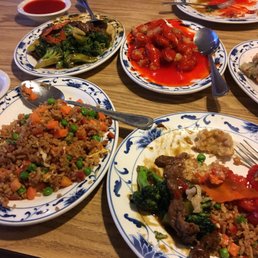 a table full of asian food a table full of asian food
