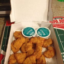 Papa Johns Pizza - Their new chicken poppers