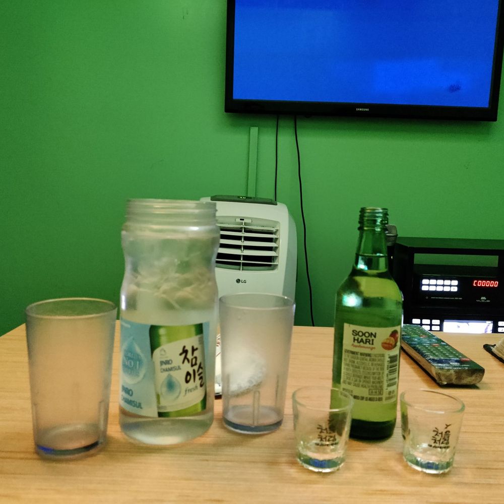 Soju Bang - We were given a pitcher of iced water. The Apple Mango Soju was good! - Bars Near Me - Honolulu, Hawaii Soju Bang - We were given a pitcher of iced water. The Apple Mango Soju was good! - Bars Near Me - Honolulu, Hawaii