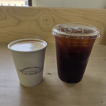 Tyne Coffee - Flat white and iced Americano - Breakfast & Brunch Near Me - El Cajon, California Tyne Coffee - Flat white and iced Americano - Breakfast & Brunch Near Me - El Cajon, California