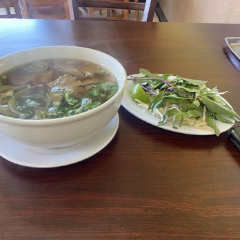 Pho 881 Restaurant - #16 Brisket pho and veg assortment - Vietnamese Near Me - Long Beach, California Pho 881 Restaurant - #16 Brisket pho and veg assortment - Vietnamese Near Me - Long Beach, California