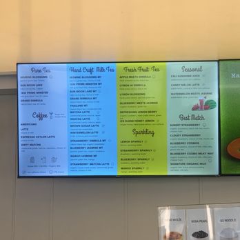 LT9 Tea Blends - Drink menu - Bubble Tea Near Me - Pasadena, California