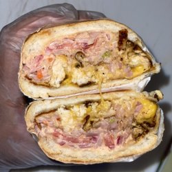 The Latin Corner Of Long Island - Chicken Chopped Cheese Chimi