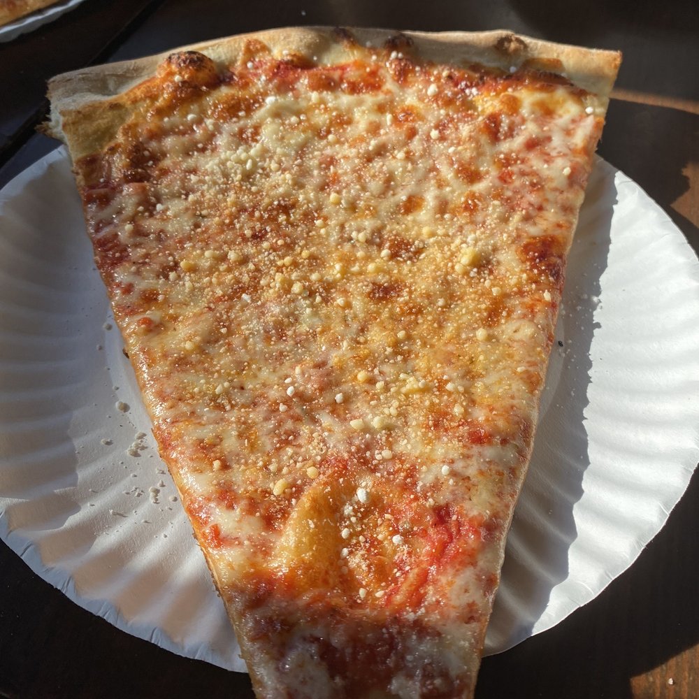 Plain Slice (Margherita Pizza hiding on the top right) Plain Slice (Margherita Pizza hiding on the top right)
