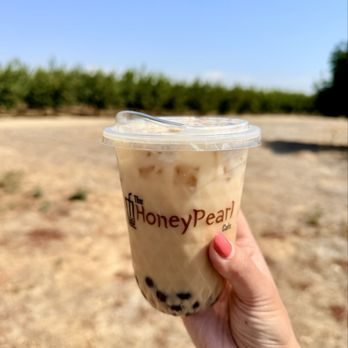 The Honey Pearl Cafe - Pumpkin Spice Delight (Add Boba, Oat Milk) - Bubble Tea Near Me - Reedley, California The Honey Pearl Cafe - Pumpkin Spice Delight (Add Boba, Oat Milk) - Bubble Tea Near Me - Reedley, California