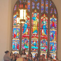 St John's United Church of Christ - Children's Choir singing in the balcony