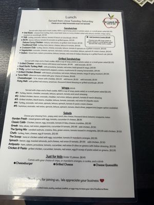Menu photo 3 The Lunch Box Cafe & Deli La Mesa, CA Menu photo 3 The Lunch Box Cafe & Deli La Mesa, CA