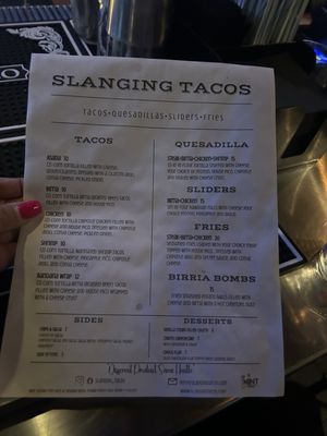 Menu photo 1 Slanging Tacos Las Vegas, NV Menu photo 1 Slanging Tacos Las Vegas, NV