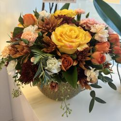 Hall's Flower Shop & Garden Center - Golden Hour Bouquet