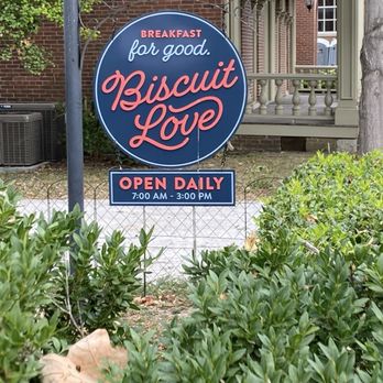 Biscuit Love - Franklin - Front Yard Sign - Breakfast & Brunch Near Me - Franklin, Tennessee