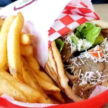 Gyros House Mediterranean Cuisine - Gyro with fries - Mediterranean Near Me - Covington, Washington Gyros House Mediterranean Cuisine - Gyro with fries - Mediterranean Near Me - Covington, Washington