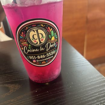 Cocina La Doce - Dragonfruit lemonade - Mexican Near Me - Banning, California Cocina La Doce - Dragonfruit lemonade - Mexican Near Me - Banning, California