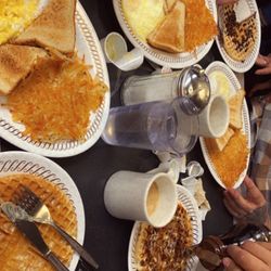 Waffle House - Waffle, hash brown, eggs