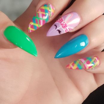 Bella Nails and Spa - Another beautiful set by John Happy Easter - Nail Salons Near Me - Murrieta, California Bella Nails and Spa - Another beautiful set by John Happy Easter - Nail Salons Near Me - Murrieta, California