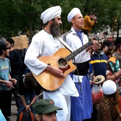Kundalini Yoga in Park Slope - Harnam & Hari Simran at Occupy Wall Street